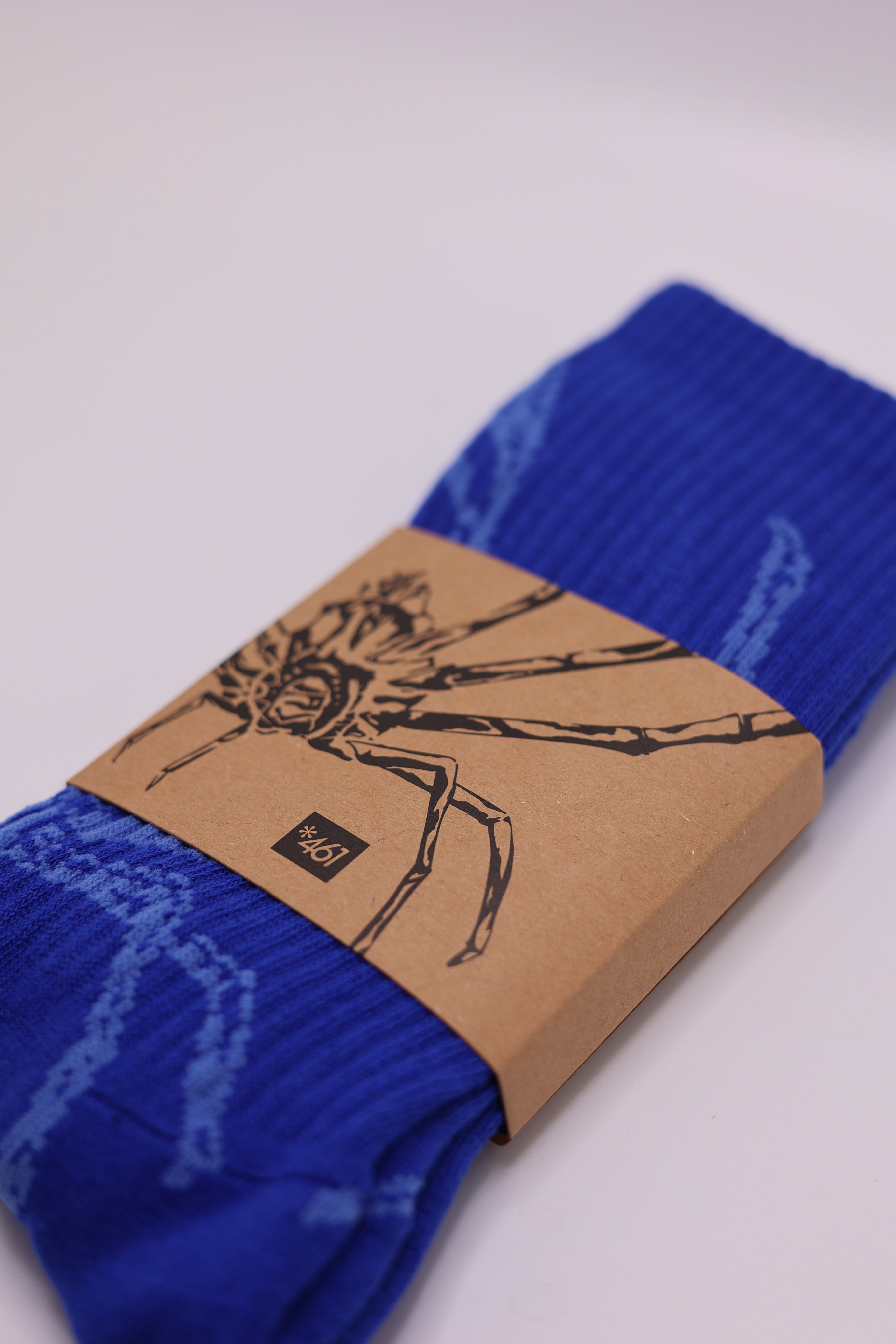 Spidercrab Crew Sock Blue